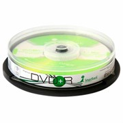 Диск DVD+R (плюс) SMARTTRACK, 4,7 Гб 16x Cake Box (упаковка на шпиле), КОМПЛЕКТ 10 шт., ST000219