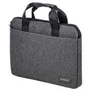Сумка портфель HEIKKI ULTRA (ХЕЙКИ) с отд. для ноутбука 15,6", Dusky, темно-серая, 28х39х3 см, 272608