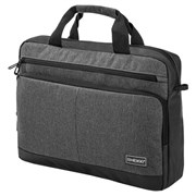 Сумка портфель HEIKKI FORWARD (ХЕЙКИ) с отделением для ноутбука 15,6", темно-серая, 29х40х9 см, 272611