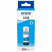 Чернила EPSON 108 (C13T09C24A) для СНПЧ EPSON L8050 /L8100 /L18050, голубые, ОРИГИНАЛЬНЫЕ