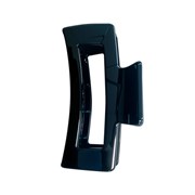 Краб для волос 8,5 см, глянцевый, чёрный, MONTE VITA (МОНТЕ ВИТА), 457000