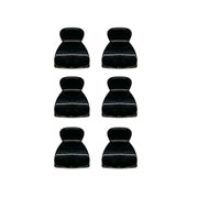 Крабы для волос НАБОР 6 шт, 2,7 см, АССОРТИ, MONTE VITA (МОНТЕ ВИТА) 457024