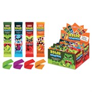 Жевательная конфета "ЯЗЫК МОНСТРА" ассорти 4 вкуса, 10 г, КОНФИТОЙ, КТ94734