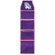 Кармашки-органайзер в шкафчик для детского сада BRAUBERG KIDS, крепление на липучке, наклейки-подсказки, 24х88 см, "Unipony", 273284