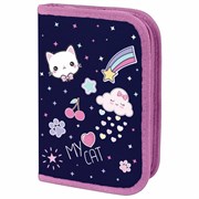 Пенал ПИФАГОР, 1 отделение, полиэстер, 19х13 см, "Leapfrog", 273472