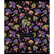 Тетрадь А5 48 л., ПЗБМ скоба, клетка, фольга, TWIN-лак, "Грибочки" (микс в спайке), 23768