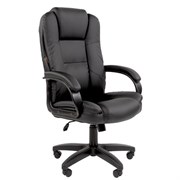 Кресло офисное Chairman CH 600 LT, экокожа, черное, 7158667