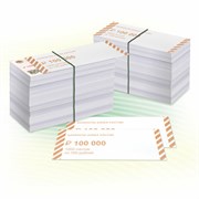 Накладки для упаковки корешков банкнот, комплект 2000 шт., номинал 100 руб., 600530