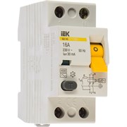 Узо IEK ВД1-63 2п, AC, 16А, 30мА