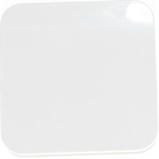 Одноклавишный выключатель Systeme Electric открытой установки с изолирующей пластиной Белый 10А