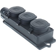 Трехместная однофазная колодка UNIVERSAL 1323