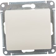 Одноклавишный выключатель Systeme Electric Glossa