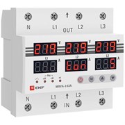 Трехфазное реле напряжения и тока EKF MRVA-3