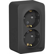 Двойная розетка Systeme Electric BLANCA