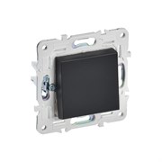 Выключатель 1-клавишный IEK SKANDY кнопочный 10А SK-V14Bl черный