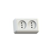 Двухместная розетка Кунцево-Электро ОПТИМА РА10-373