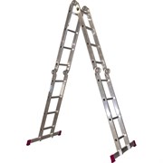 Шарнирная универсальная стремянка-трансформер KRAUSE Corda 4х4