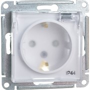 Одноместная розетка Systeme Electric СП ATLAS DESIGN AQUA