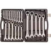 Набор комбинированных трещоточных ключей MATRIX 14799