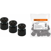 Керамический изолятор для ретро провода черный TDM ELECTRIC SQ2802-0021