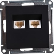 Двойная компьютерная розетка Systeme Electric ATLASDESIGN