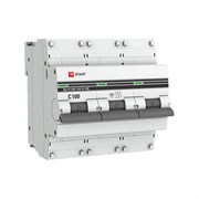 Трехполюсный автомат EKF PROxima 100А С ВА 47-100 10кА