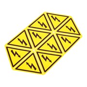 Наклейка REXANT знак электробезопасности Опасность поражения электротоком