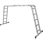 Универсальная шарнирная стремянка-трансформер KRAUSE 85078