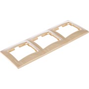 Горизонтальная трехместная рамка Generica КВАРТА