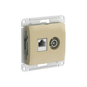 Двойная розетка Systeme Electric Glossa