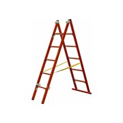 Универсальная двухсекционная диэлектрическая лестница-стремянка Диэлектрик ССД-У 2х5