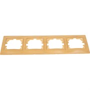 Четырехместная горизонтальная рамка Lezard MIRA