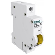 Сигнальная лампа DEKraft ЛС101-1Р-YEL-LED