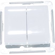 Двухклавишный механизм переключателя Systeme Electric Glossa