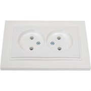 Двухместная розетка MONO ELECTRIC Despina