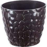 Кашпо IDEA КАМНИ D220мм 4,8л М 3174 коричневый