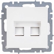 Двойная компьютерная розетка rj45 IEK Brite рк10-2-брб