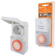 Розеточный таймер TDM ELECTRIC ТРМ-03-30мин/24ч-16А-IP44 (суточный, защита от влаги)