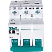 Автомат DEKraft ВА101-3P-010A-C