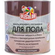 Алкидно-уретановая быстросохнущая эмаль для пола Olecolor 4300007480
