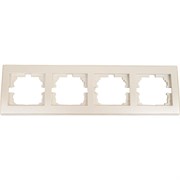 Четырехместная горизонтальная рамка Lezard RAIN