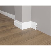 Ударопрочный влагостойкий напольный плинтус под покраску Decor-Dizayn DD703