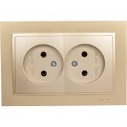 Двухместная розетка MONO ELECTRIC DESPINA