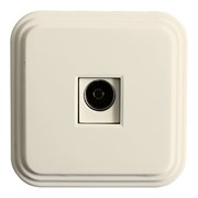 Одноместная телевизионная розетка Stekker PST00-20-20 (ТР-01-БЖ)