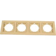 Четырехместная рамка Nilson THOR Metallic