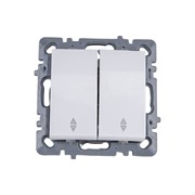 Двухклавишьный механизм выключателя Nilson moda-advantage