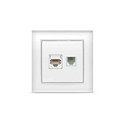 Комбинированная розетка UNIVERSAL Бриллиант