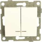 Двухклавишный выключатель GUSI ELECTRIC Bravo