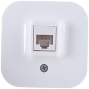 Информационная одинарная розетка Legrand Quteo