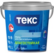 Влагостойкая вододисперсионная краска ТЕКС профи